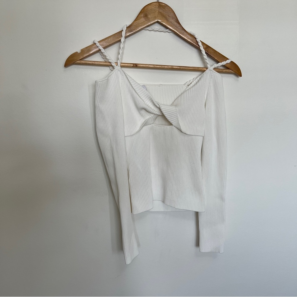 Altuzarra Odin cut-out ribbed-knit sweater in White Size Small Originally $870 - Picture 5 of 10